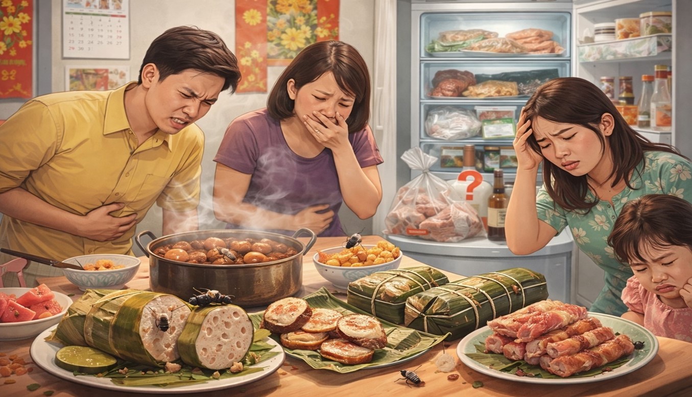 Ngộ độc thực phẩm trong ngày tết, mối nguy hiểm âm thầm không nên chủ quan